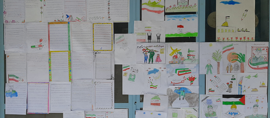 برگزاری نمایشگاه نقاشی ومقاله نویسی به مناسبت شهادت سردارمحمدرضازاهدی