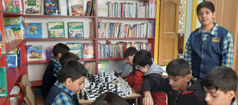 برگزاری مسابقه شطرنج انتخابی تیم مدرسه