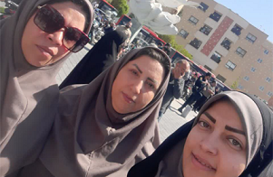 حضورکارکنان دبستان آفریددرمراسم تشییع پیکرشهیدزاهدی