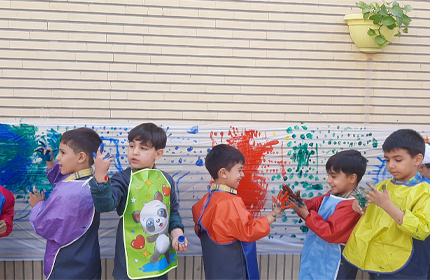 فستیوال آموزشی هنری رنگ برای دانش آموزان کلاس اول برگزارشد 