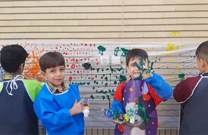 فستیوال آموزشی هنری رنگ برای دانش آموزان کلاس اول برگزارشد  