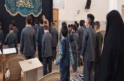 برگزاری نمازجماعت درمسجدالزهرا