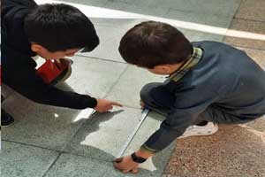 تدریس درس محیط ومساحت کلاس چهارم