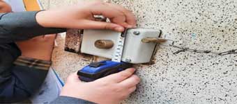 تدریس درس محیط ومساحت کلاس چهارم