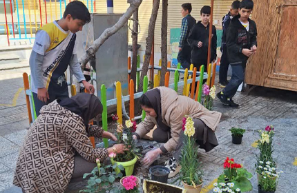 برگزاری روزدرختکاری